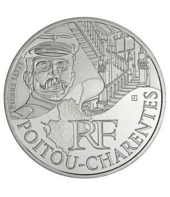 Francia 10 € 2012 Les Euros des Regions. Poitou-Charentes.