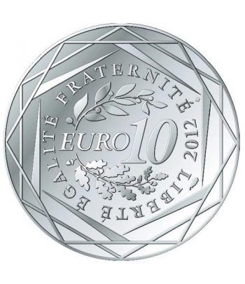 Francia 10 € 2012 Les Euros des Regions. Provence-Cote d'Azur