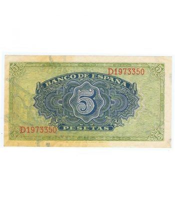 (1940/09/04) Madrid. 5 Pesetas. SC-.