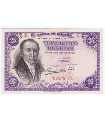 (1946/02/19) Madrid. 25 Pesetas. EBC. Sin Serie