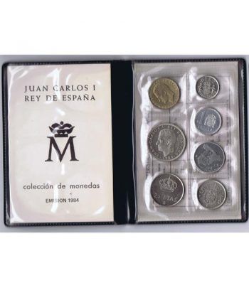 (1984) Cartera Juan Carlos I. 7 monedas  - 1