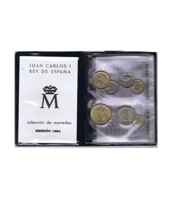 (1994) Cartera Juan Carlos I. 8 monedas