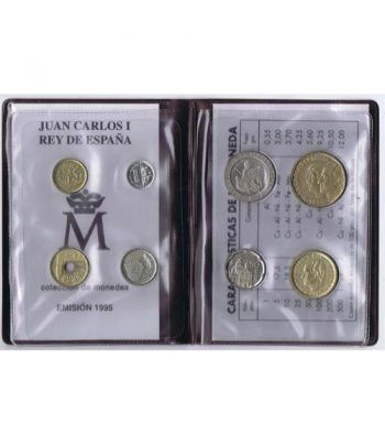 (1995) Cartera Juan Carlos I. 8 monedas