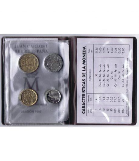 (1995) Cartera Juan Carlos I. 8 monedas
