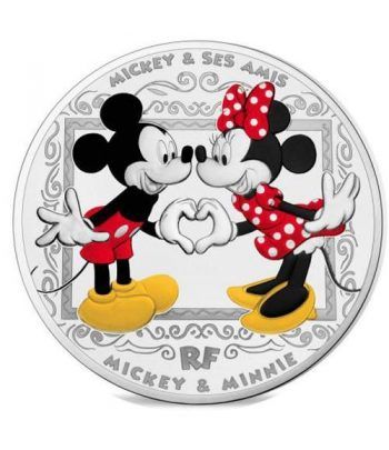 Francia 10€ 2018 Mickey y sus amigos. Minnie. Plata color