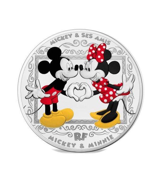 Francia 10€ 2018 Mickey y sus amigos. Minnie. Plata color