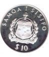 Moneda de plata 10 Tala Samoa i Sisifo 1992. Barcelona 92