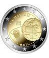 moneda conmemorativa 2 euros Belgica 2018 Satelite ESRO 2B.