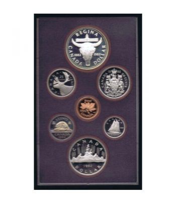 Estuche monedas Canada 1982 prestige. Proof.