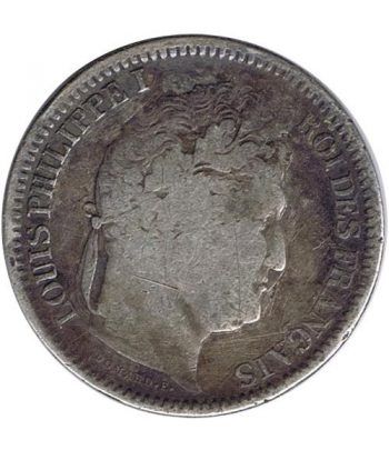 Moneda de plata 2 Francos Francia 1831 W Lille.  - 1
