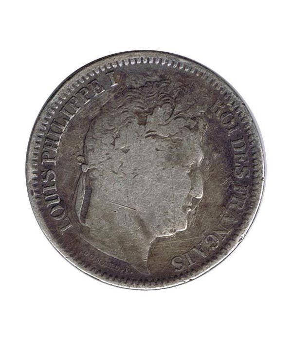 Moneda de plata 2 Francos Francia 1831 W Lille.