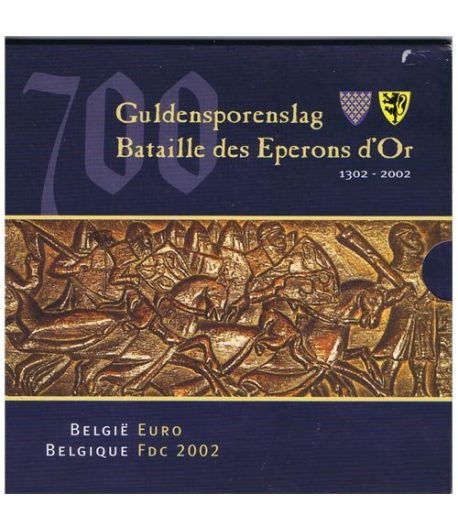 Cartera oficial euroset Belgica 2002