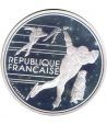 Moneda de plata 100 Francos Francia 1991 Albertville'92 Patinaje