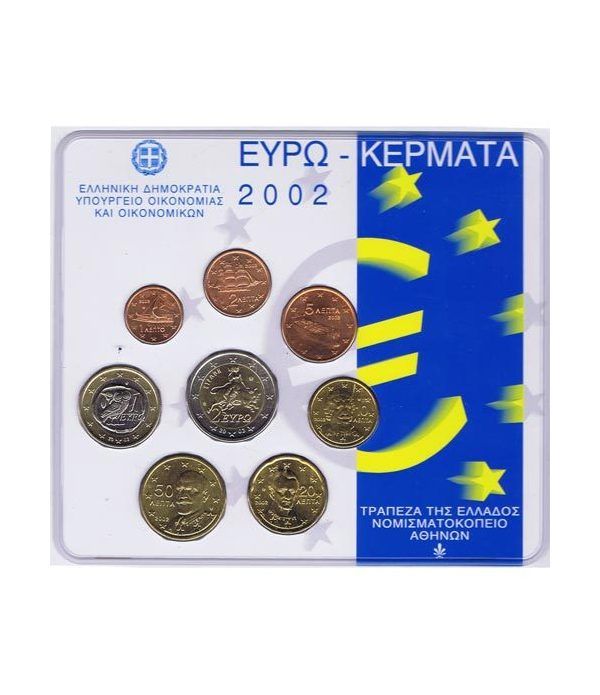 Cartera oficial euroset Grecia 2002  - 2