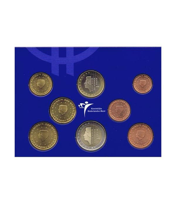 Cartera oficial euroset Holanda 2002 (Azul)  - 2