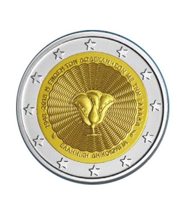 moneda conmemorativa 2 euros Grecia 2018 Dodecaneso