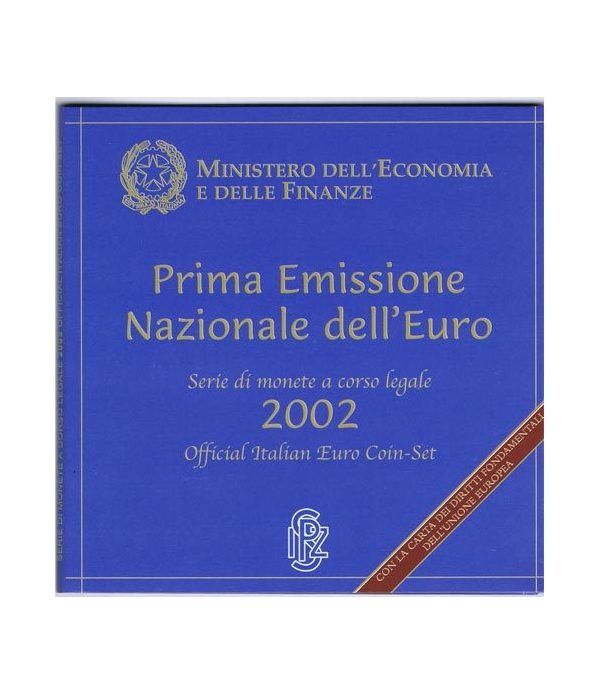 Cartera oficial euroset Italia 2002  - 2