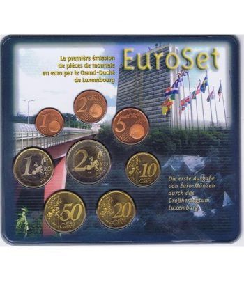 Cartera oficial euroset Luxemburgo 2002