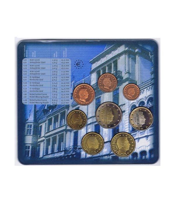 Cartera oficial euroset Luxemburgo 2002  - 4