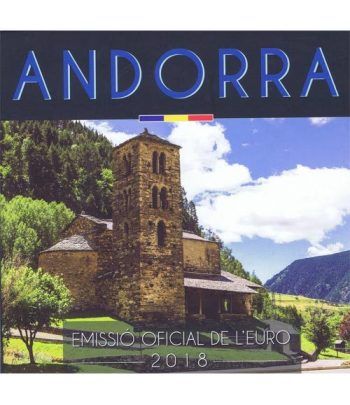 Monedas Euroset Andorra 2018.