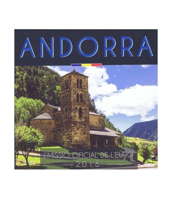 Monedas Euroset Andorra 2018.