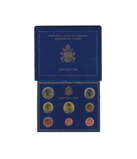 Cartera oficial euroset Vaticano 2002