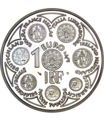 Moneda Francia 1 1/2 euro 2002 Europa
