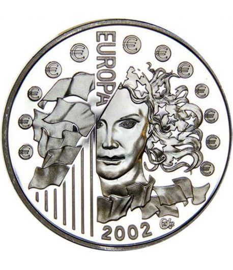 Moneda Francia 1 1/2 euro 2002 Europa