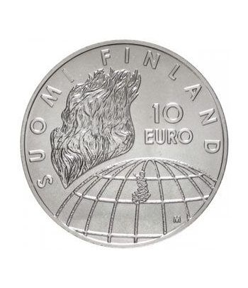 moneda Finlandia 10 Euros 2002 (JJOO Helsinki).