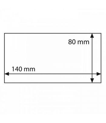 LEUCHTTURM Fundas para billetes BASIC 140. 156X84mm. (50u.).