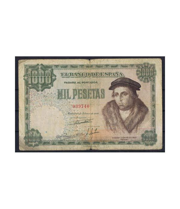 (1946/02/19) Madrid. 1000 Pesetas. MBC-. Serie 039740