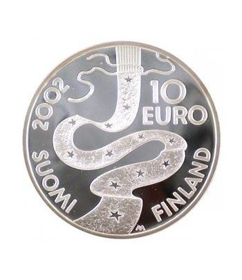 moneda Finlandia 10 Euros 2002 (Elias) (estuche proof)