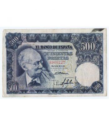 (1951/11/15) Madrid. 500 Pesetas. MBC. Sin Serie 8960227