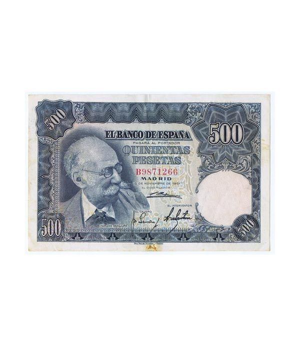 (1951/11/15) Madrid. 500 Pesetas. MBC. Serie B9871266