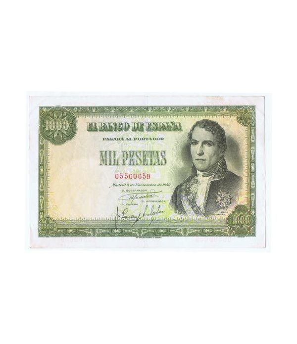 (1949/11/04) Madrid. 1000 Pesetas. EBC-. Serie 05500659