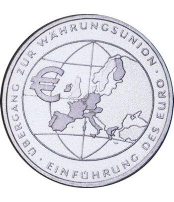 moneda Alemania 10 Euros 2002 F. Introducción del Euro.