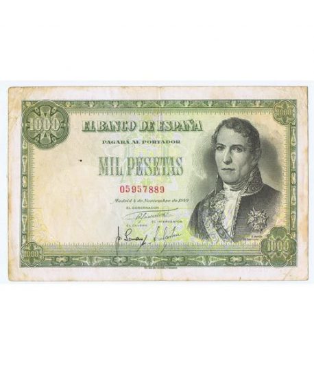 (1949/11/04) Madrid. 1000 Pesetas. MBC. Serie 05957889