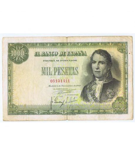 (1949/11/04) Madrid. 1000 Pesetas. MBC-. Serie 05131411