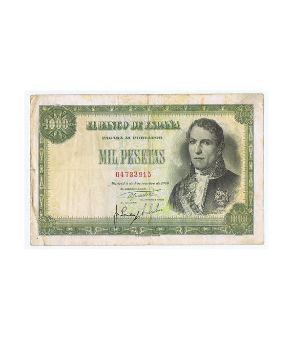 (1949/11/04) Madrid. 1000 Pesetas. MBC-. Serie 04733915