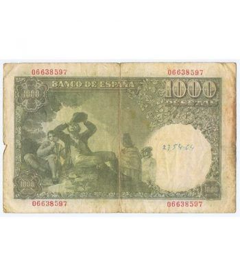 (1949/11/04) Madrid. 1000 Pesetas. MBC-. Serie 06638597