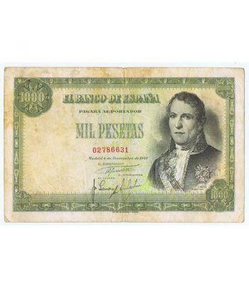 (1949/11/04) Madrid. 1000 Pesetas. MBC-. Serie 02786631