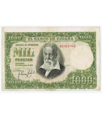 (1951/12/31) Madrid. 1000 Pesetas. MBC+. Serie B2421962