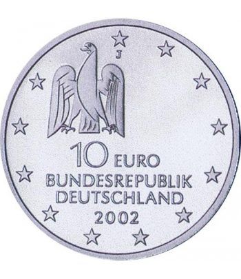 moneda Alemania 10 Euros 2002 J. Documenta.