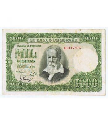 (1951/12/31) Madrid. 1000 Pesetas. MBC+. Serie B2117865