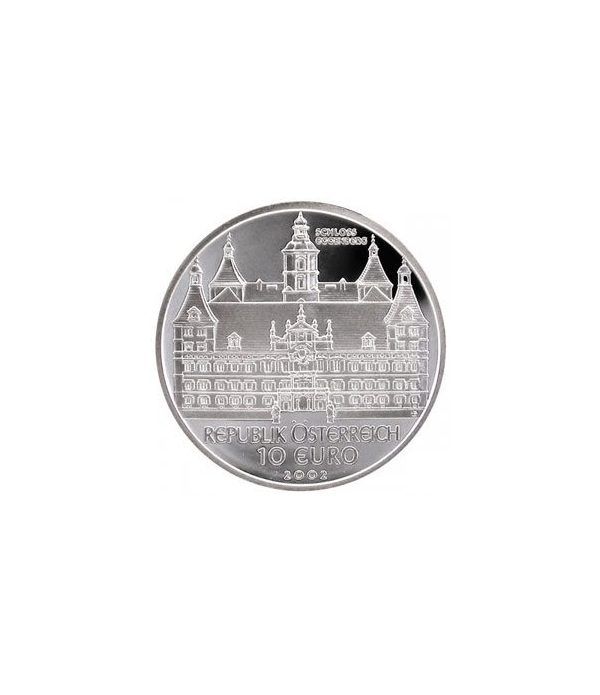 moneda Austria 10 Euros 2002 (Castillo de Eggenberg).