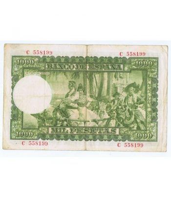 (1951/12/31) Madrid. 1000 Pesetas. MBC. Serie C558199