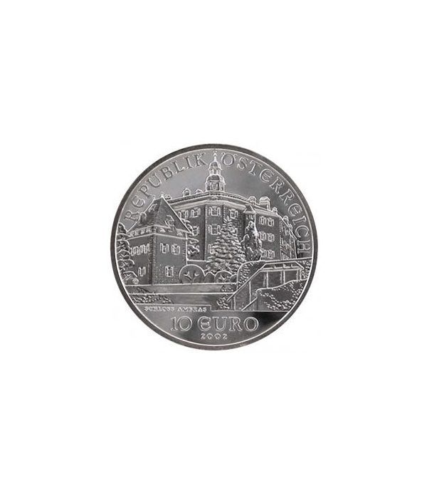 moneda Austria 10 Euros 2002 (Castillo de Ambras)