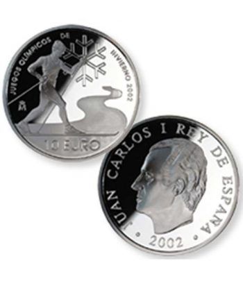 Moneda 2002 J.J.O.O. invierno. 10 euros. Plata.  - 2