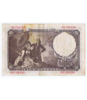 (1946/02/19) Madrid. 100 Pesetas. MBC-. Sin Serie 03739238