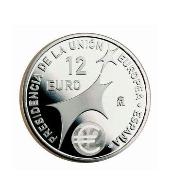 Moneda conmemorativa 12 euros 2002.